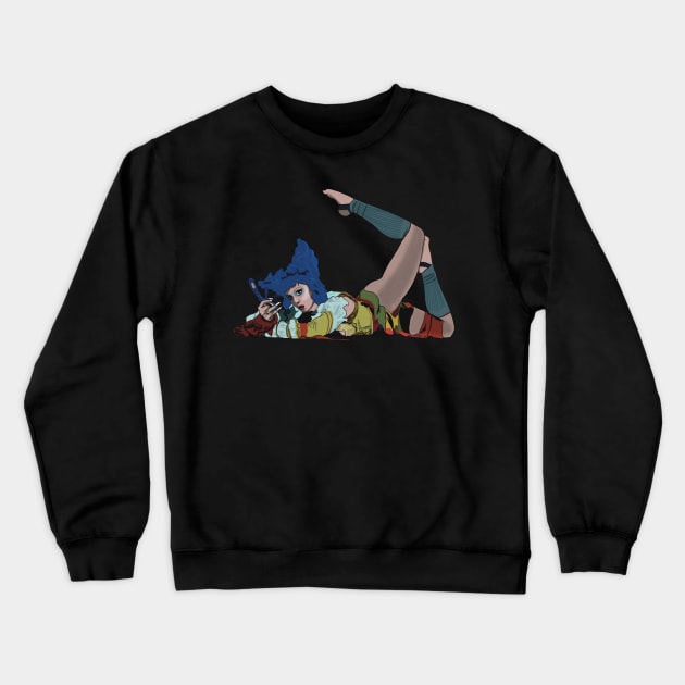 Slumber Party Crewneck Sweatshirt by strayheartbja